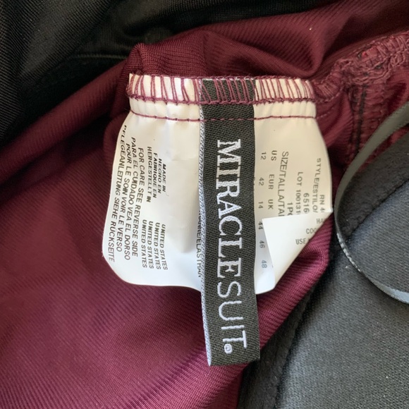 Miracle Suit Rock Solid Madrid Bandeau swimsuit - Picture 4 of 6